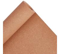 BENECREAT 150x40cm/ 59x15.7inch Leather Stiffener Roll, Sandy Brown Bag Stiffener, PVC Leather Roll for Leather Bag Liner, Craft DIY, 0.4mm Thick