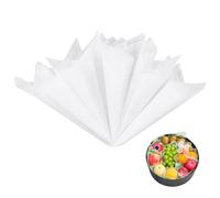 BENECREAT 152 Sheets White Flower Wrapping Paper, Cotton Wrapping Flower Paper, Waterproof Floral Bouquet Wraps for Gift Bags Gift Boxes Bouquet Packaging, Wedding Valentine's Day Craft Project