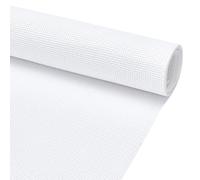 BENECREAT 16CT Cotton Cross Stitch Fabric, 100x50cm Aida Cloth 16 Count Embroidery Cloth for Craft Embroidery, Handmade Needlework, DIY Handicrafts, 0.5mm Thick