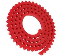 BENECREAT 2 m/78.7 Inch Router Edge Guide, Flexible Curve Template Guide, Fixed Shape Contour Tool for Wood Curve Pattern Making DIY Furniture, Cabinet, Table Edge (Red)