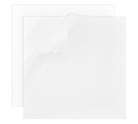 BENECREAT 2 Pcs 300x300mm/12x12 Inch Self-Adhesive Silicone Pad, 2mm Thick White Silicone Sheet, Silicone Gasket Material for DIY Projects Sealing Cushioning Crafts and Home Use