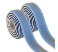 BENECREAT 2 PCS Tufting Gripper Strips, 105cm/41.3 Inch Steel Rug Hooking Gripper High Strength Blue Frame Grip for Punch Needle Frame Carpet Tufting Craft Projects