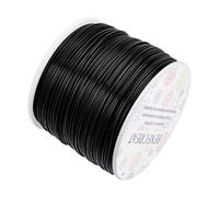 BENECREAT 20 Gauge 770FT Aluminum Wire Anodized Jewelry Craft Making Beading Floral Colored Aluminum Craft Wire - Black