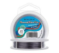 BENECREAT 20-Gauge Tarnish Resistant Jewelry Wire (33 Feet / 11 Yards) - Gunmetal Beading Wire for Bracelets, Necklaces, Crafting