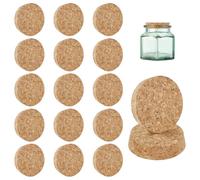 BENECREAT 20 Pcs Tapered Cork Plugs, 47~50.5mm/1.9~2 Inch Wine Bottle Corks Plugs, Wine Stoppers for Mason Jars Glass Bottles Crafts & Home Decor DIY Projects Airtight Sealing
