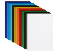 BENECREAT 20Pcs 10 Colors Corrugated Cardboard Paper Sheets, 30x21cm/11.8x8.3 Inch Flat Corrugated Cardboard Inserts for Packing, Shipping, DIY Crafts, Model Building