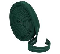 BENECREAT 21Yards Green Bias Binding Tape, 5/8 Inch/15mm Polyester Cotton Hemming Tape Bulk for DIY Garment Sewing, Seaming Quilting Hemming Binding Crafts