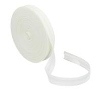 BENECREAT 21Yards White Bias Binding Tape, 5/8 Inch/15mm Polyester Cotton Hemming Tape Bulk for DIY Garment Sewing, Seaming Quilting Hemming Binding Crafts