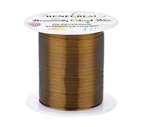 BENECREAT 22 Gauge 55 Yards Jewelry Beading Wire Tarnish Resistant Copper Wire for Beading Wrapping and Other Jewelry Craft Making, Antique Bronze