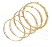 BENECREAT 24/26/28/32 Gauge Bare Solid Brass Wire, 50m/164 Feet 4 Sizes Round Soft Brass Wire Pure for Jewelry Making Craft Gem Wrapping