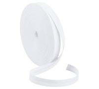 BENECREAT 25m Cotton Double Fold Bias Tape, 12mm White Bias Binding Tape Seam Binding Tape for Sewing Seaming Hemming Piping Quilting Projects