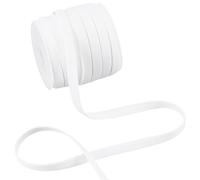 BENECREAT 26m White Underwire Replacement Bra Cover, 10mm Bone Casing Boning Cover for Corsets, Lingerie, Hats, Bridal Gowns, Evening Gowns, Sewing Accessories and DIY Bra Supplies
