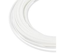 BENECREAT 27.3 Yards PE Plastic Modeling Strip, 5mm White Plastic Welt Cord Piping for Crochet, Knitting, Weaving or Trim in Garments, Cushions