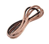 BENECREAT 2m Leather Shoe Welt Cord, 15mm Wide Saddlebrown Leather Wave Welt Tooling Crafts Cord String for Shoe Making Repair Replacement