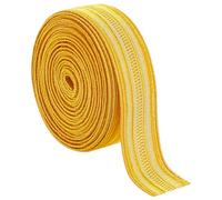 BENECREAT 2m Metallic French Bullion Braid Ribbon, 12mm Wide Golden Satin Ribbon for Uniform, Ribbons, Epaulets, Embroidery and Jewelry Making