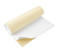 BENECREAT 2m x 40cm/2.2 Yards x 15.7 Inch White Self Adhesive EVA Foam Roll, 4mm Thick Waterproof Foam Rubber Sheet for Furniture Protecting, Gap Filling, Costumes and Craft Project