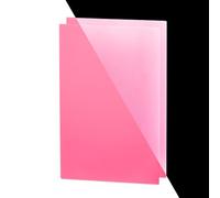 BENECREAT 2Pcs 12×8inch Neon Fluorescent Acrylic Sheet, 3mm Thick Glow in Dark Fluorescent Neon Sheet Panels for DIY Art Projects, Crafting, Signs, Painting, Laser Cutting
