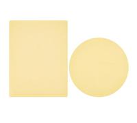 BENECREAT 2Pcs Clay Throwing Cloth, Reusable PVA Pottery Wheel Bats Cloth, Circular Square Pottery BatMate for Making Ceramics, Sculpture Modeling Tool, Ceramics Machine Accessories, Yellow