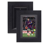 BENECREAT 2Pcs PSA Graded Card Display Frame, Black Trading Card Display Frame, Wall Mounted Comic Card Display Box for Baseball Football Basketball Card, 156x208mm, 1 Card