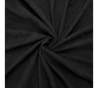 BENECREAT 2x1.5m Black Polyester Lining Fabrics, Woven Fusible Interlining Fabric for Crafting, Quilting, Sewing, Dresses, Cuffs and DIY Projects