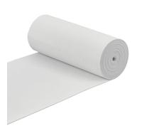 BENECREAT 3.3 Yard/3m 150mm Wide Flat Elastic Band White Heavy Stretch Knit for Garment Sewing Project