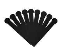 BENECREAT 300×50mm/11.8×1.97 Inch Library Book Dividers, 36Pcs Black Comic Book Dividers, Library Shelf Marker for Home, Study Room, Library, Exhibition Show, and Teacher Supplies