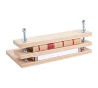 BENECREAT 305x200x138mm 3-Tier Wood Bookbinding Press, Hand DIY Book Binding Tools for DIY Bookbinding Crafts and Sewing Supplies