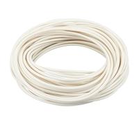 BENECREAT 30m Welt Cord Piping, 5mm White Polyester Piping Cord for Crochet, Knitting, Weaving or Trim in Garments, Cushions