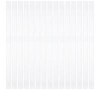 BENECREAT 30pcs 28.8cm Glue Strips with Mesh Backing, 1.5cm Wide Hot Melt Resin Strips, Thermal Glue Strips for Book Binding Repair Hot Melt Binding Machine, 1.5mm Thick