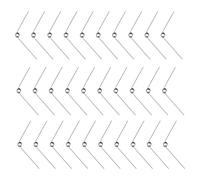 BENECREAT 30pcs Stainless Steel Small Torsion Spring, 0.2mm Wire Diameter Mechanical Torsion Springs for DIY Woodworking, Furniture, Repair Project