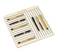 BENECREAT 30x30cm Laser Engraving Jig for Pencils & Pens, Wood Engraving Tool with Precise Positioning, Sturdy Fixation & Wide Compatibility, Square Design for Creative Makers & Custom Engravers