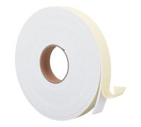 BENECREAT 33Ft/10m Self Adhesive Foam Strip, 30mm/1.2inch Wide High Density Foam Tape, Weather Stripping Foam Seal Tape for Door Window Heat Insulation Thick: 4mm/0.16inch (White)