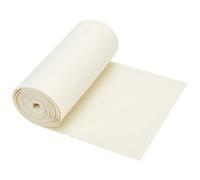 BENECREAT 3m x 24cm Floral White Polyester Felt Fabric Roll, Premium Felt for Crafts, Sewing, DIY Projects