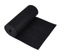 BENECREAT 3mx30cm Black Felt Roll, 3mm Thick Craft Felt Fabric Soft Fabric Sheets for DIY Arts, Crafts, Decorations, Patchwork Sewing, Costumes