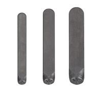 BENECREAT 3Pcs 3Styles Metal Punch Stamp, Cross Metal Design Stamps, Arts Crafts Jewelry Stamping Tools for Key, Crafts, Jewelry Making, Plastic, Leather Stamping, 3/5/7mm/0.12/0.2/0.28inch