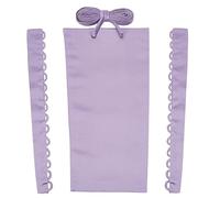 BENECREAT 3PCS Satin Corset Set, Zipper Replacement, Mauve Lace Webbing, Adjustable Back for DIY Handmade Wedding Gown Accessory Material