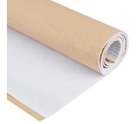 BENECREAT 4.5mm Cotton Interlining, 49x106cm Self-Adhesive Interfacing Fabric for Quilting, Sewing Accessories, Cotton Wadding