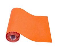 BENECREAT 40cmx2m Self-Adhesive Felt Fabric, Orange Felt Sheet Shelf Liner for DIY Costume Making and Jewelry Drawer Box Fabric Stick, 1mm Thick