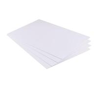 BENECREAT 4Pcs 2mm Pvc Foam Sheet White Plastic Sheet 30x40cm Lightweight Rigid Foam Expanded Pvc Sheet for Crafts, DIY Making, Screen Printing and Art Display