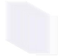 BENECREAT 50 Sheets Heat Resistant Clear Acetate Sheets, 298x164mm PET Transparent Plastic Film Sheets for Arts Craft Projects Cards Album Photo, Card Making