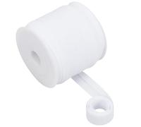 BENECREAT 50m/54.7 Yards Single Fold Bias Tape, 21mm/7/8 Inch Wide White Polycotton Bias Binding Tape Hemming Ribbon for DIY Garment Sewing, Seaming, Piping, Quilting