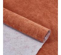 BENECREAT 57x39 Inch/ 145x100cm Brown Chenille Fabric, Polyester Home Decor Fabric for Sofa Upholstery, DIY Cushions, Furniture Pillows Seating Covers