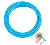 BENECREAT 5m/16.4 FT Flexible Pipe PVC Tubing, 15.5mm/0.6 Inch Diameter Blue Bendable Pipe Stem for Artificial Flowers Stem, Balloon Arches, Floral Wedding Decor, DIY Crafts