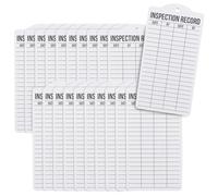 BENECREAT 60 Pack Inspection Record Tag, 6x2.8 Inch Safety Inspection Tags, Record Label Tags for Equipment Maintenance Service Office Quality Control Thick:2mm