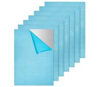 BENECREAT 7Pcs Aluminium Metal Sheets, 18x13cm/7.1x5.1 IN | Rectangle Heavy Duty Metal Aluminum Plate with Protective Film, For Decoration, Packaging, Construction, 1mm Thick