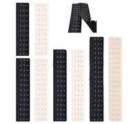 BENECREAT 8 Style Corset Bra Extender Hook 11/13/15/18 Hooks Black & Navajo Faja Extender White Women's Longline Corset Bra Extender for Bustiers Shapewear Waist Trainer