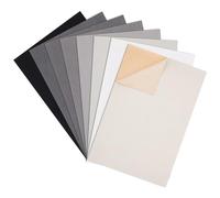 BENECREAT 8 Style Self-Adhesive Repair Patches Made of Faux Suede, 30 x 20 cm, Black Couch Patch Repair Fabric for Patching Car Seats, Handbags, Jacket Holes and Cracks