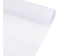 BENECREAT 9 CT Cross Stitch Cloth, 39x12 Inch/100x30 cm White Essential Basic Aida Cloth for Embroidery Floss and Yarn Knitting, Embroidery Fabric