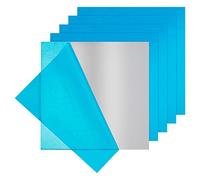 BENECREAT Aluminium Panel Plate, 10Pcs, 10x10cm/3.9x3.9IN | Aluminium Practice Sheets, Flat Metal Stock with Protective Film, For Jewelry Making Hand Stamping Embossing