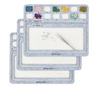 BENECREAT Beading Mat, 11.8x9.4inch Rectangle Felt Design Board with Grids, for Art Crafts Jewelry Making Supplies